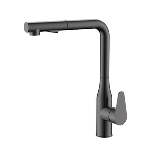 Gunmetal de acero inoxidable batidora de cocina con spray.